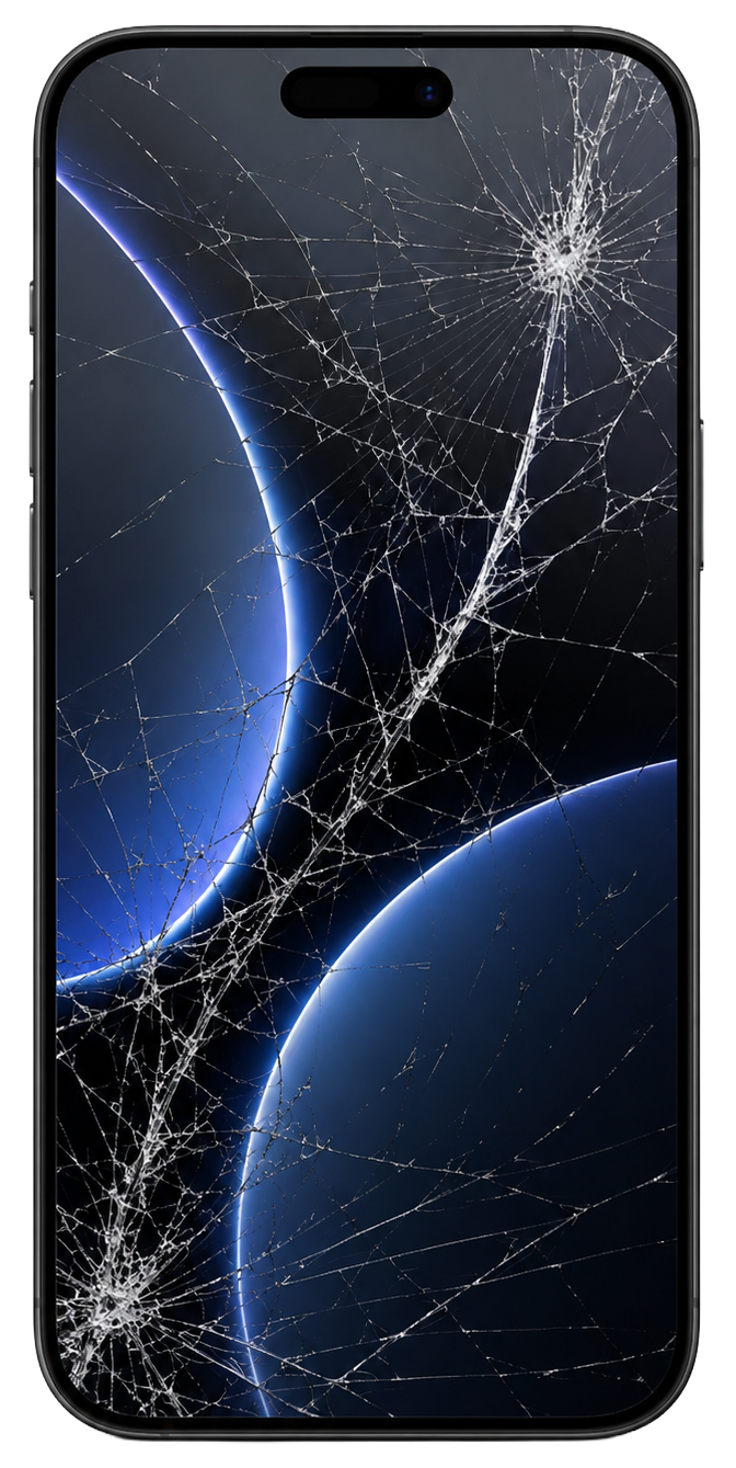 iPhone mit kaputtem Display – Reparatur bei FairFone